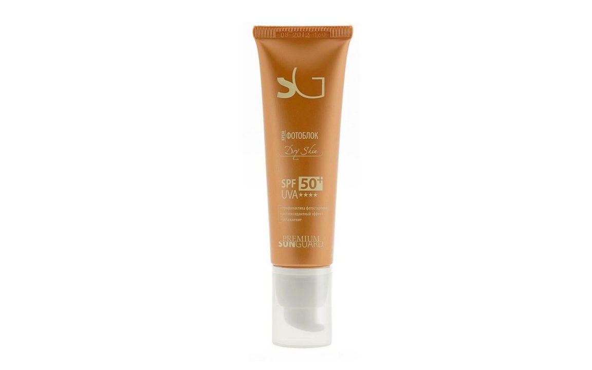 Крем фотоблок для сухой кожи SPF 50 / Dry Skin Sunguard (2021) 50 мл крем фотоблок оily skin spf50