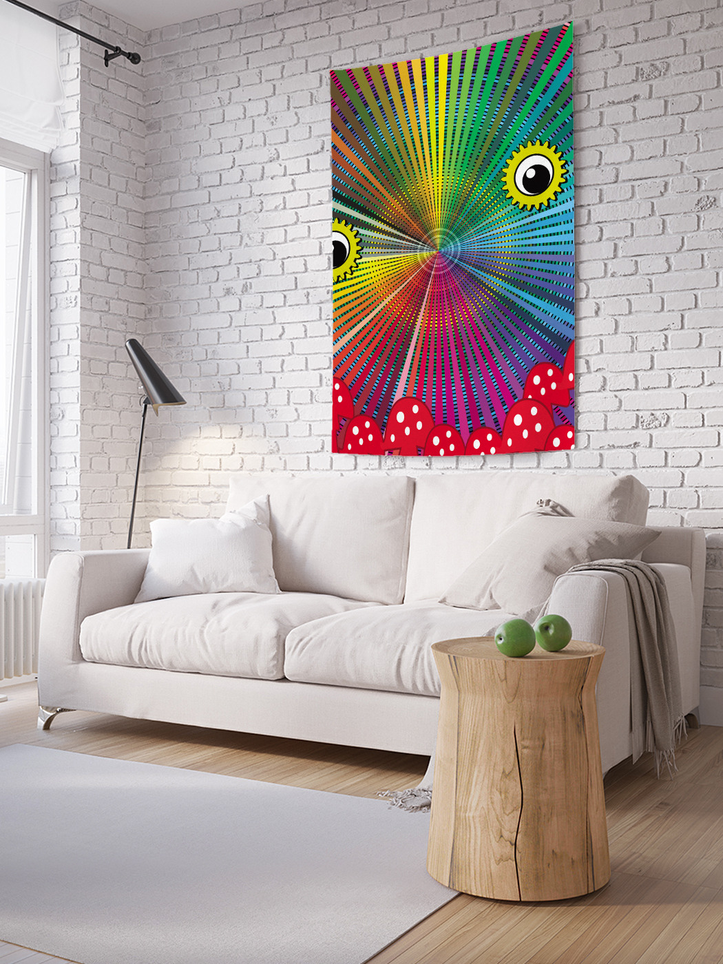 

Вертикальное фотопанно на стену JoyArty Радужные мысли 150x200 см, Радужные мысли