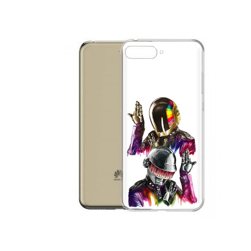 

Чехол MyPads Tocco для Honor 7A Pro диско космонавты (PT114064.46.329), Прозрачный, Tocco