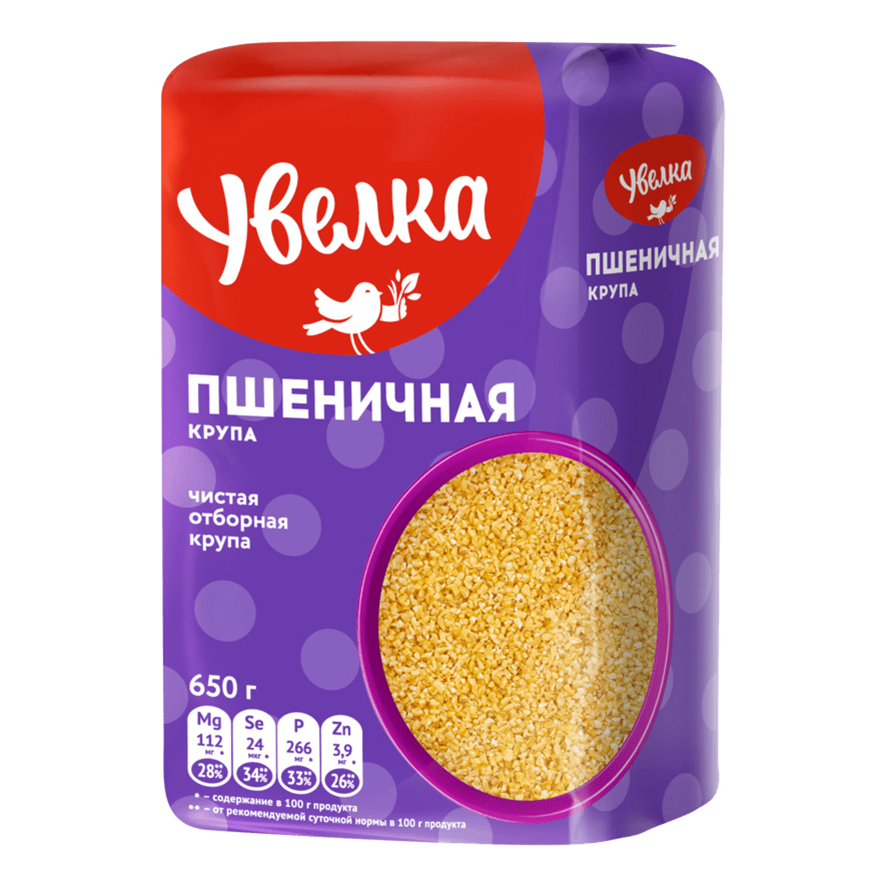 Крупа пшеничная Увелка 650 г