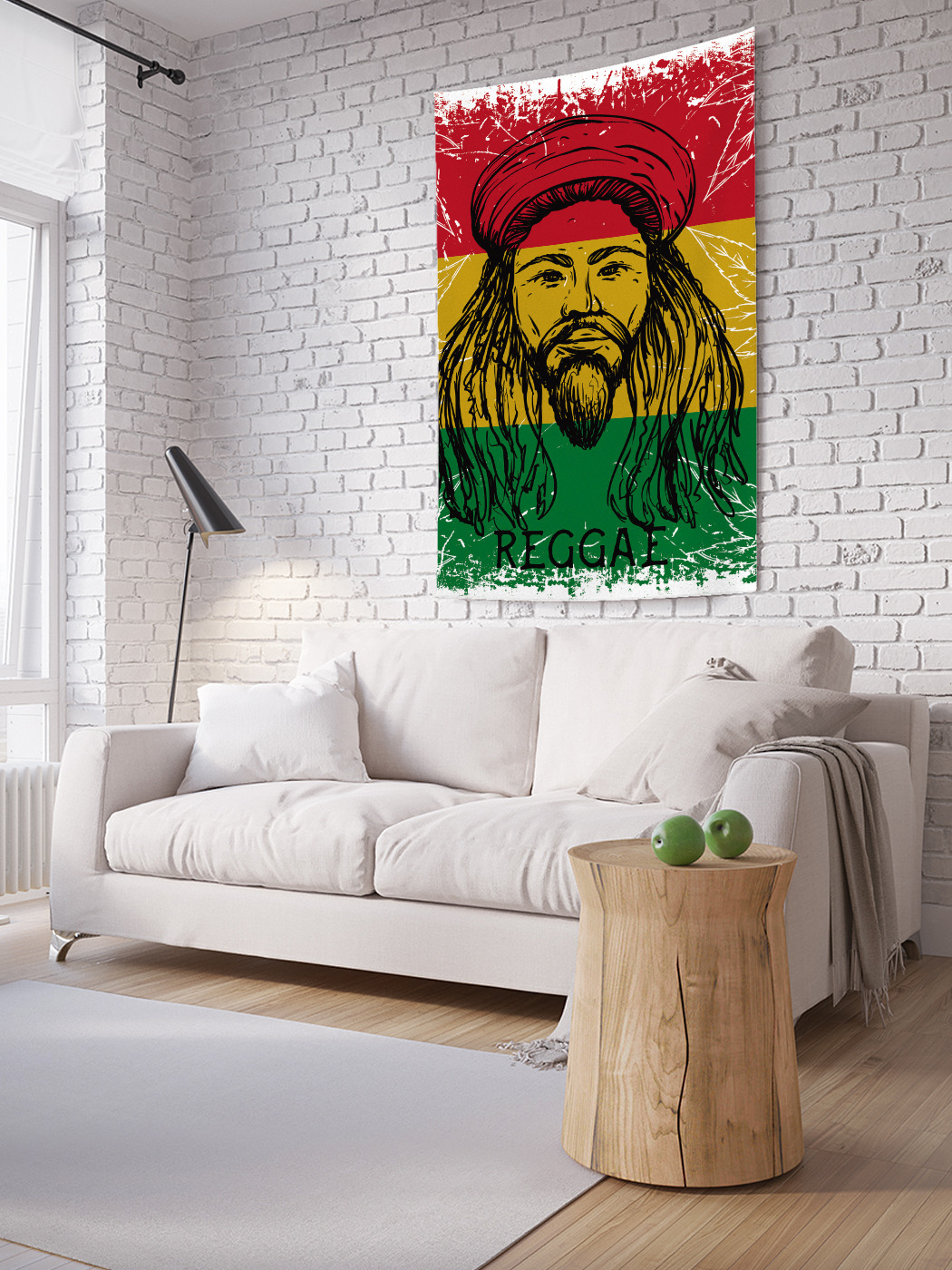 

Вертикальное фотопанно на стену JoyArty Король регги 150x200 см, Король регги
