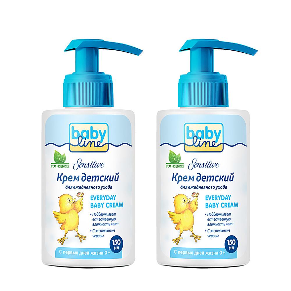 

Крем детский Babyline Sensitive для ежедневного ухода, 2x150 мл