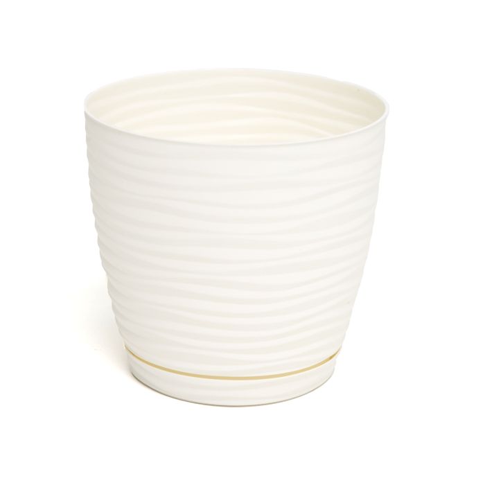 

Цветочный горшок Русский Огород 673752/1, 1,7 л белый 1 шт.