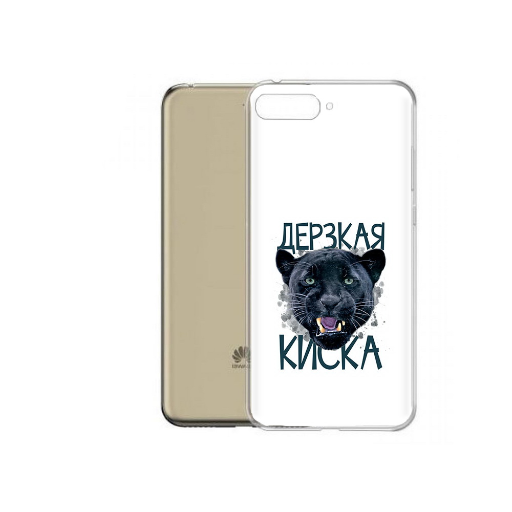 

Чехол MyPads Tocco для Honor 7A Pro дерзкая киска (PT114064.46.319), Прозрачный, Tocco