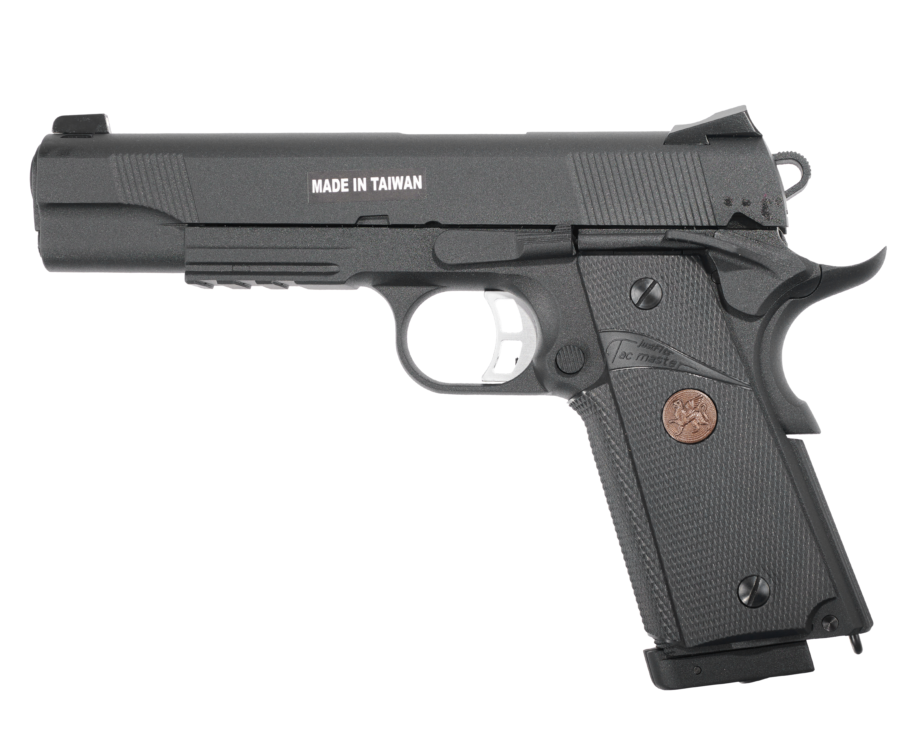 фото Страйкбольный пистолет kjw colt m1911 m.e.u. 6 мм, gbb, co2