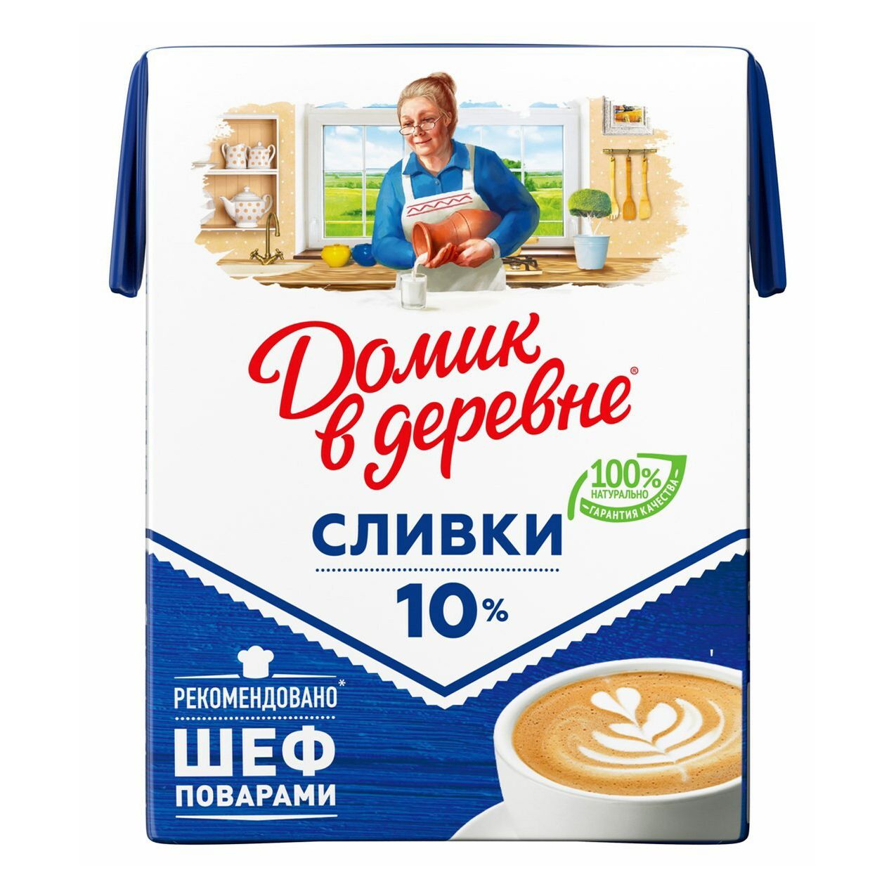 

Сливки Домик в Деревне питьевые стерилизованные 10% БЗМЖ 200 мл