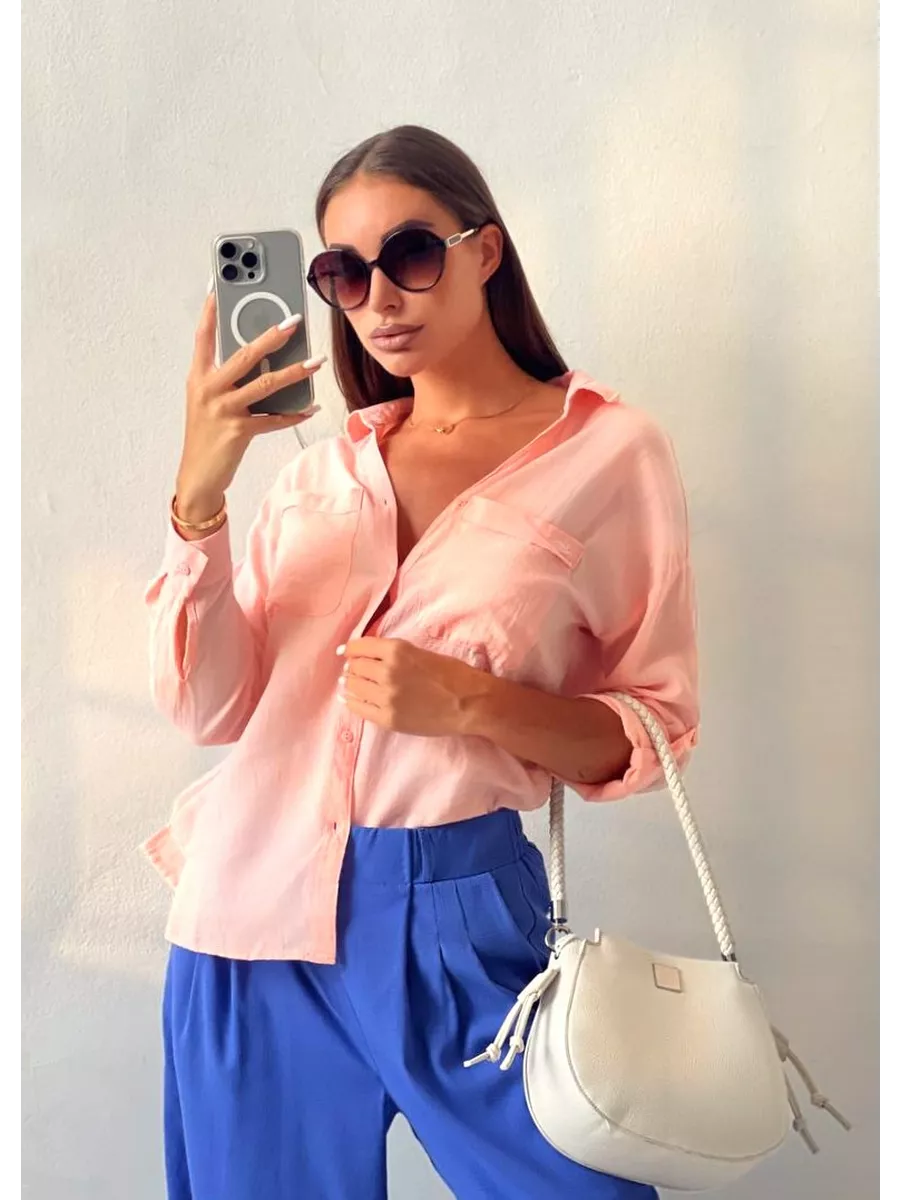 

Рубашка женская Temptress 576pnk розовая 48 RU, Розовый, 576pnk