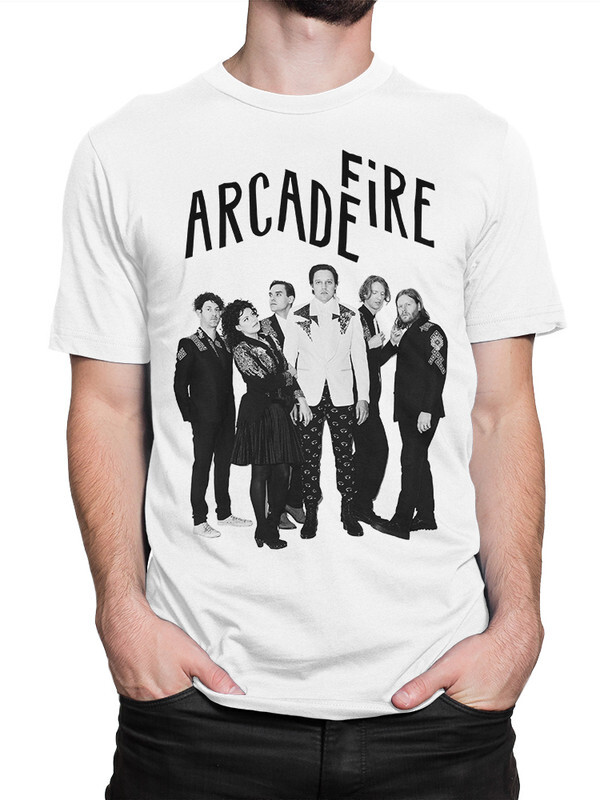 фото Футболка мужская design heroes arcade fire белая xl