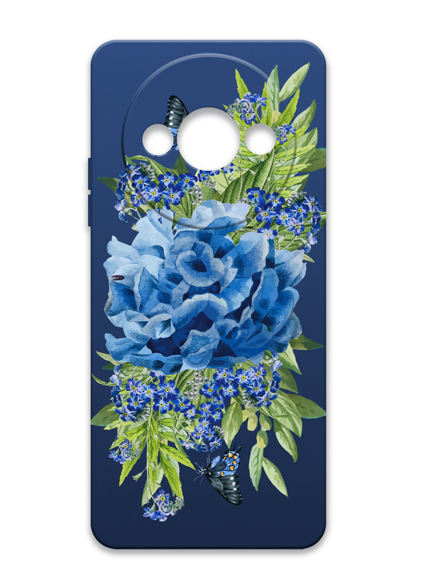 

Чехол Brozo на Xiaomi Redmi A3 Синий Колокольчик, Xiaomi Redmi A3