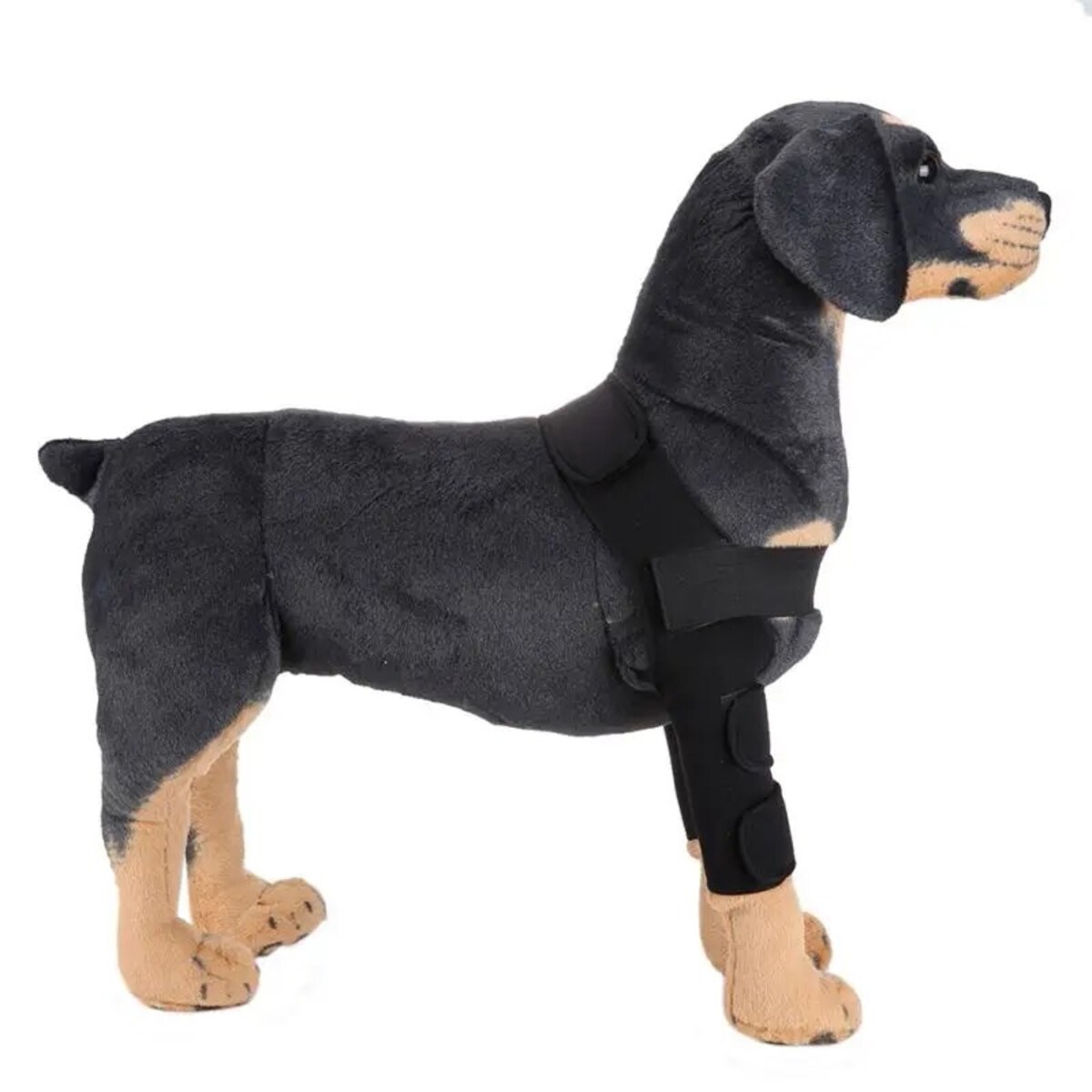 Бандаж для собак Bentfores, на передние лапы, черный, полиэстер, размер L
