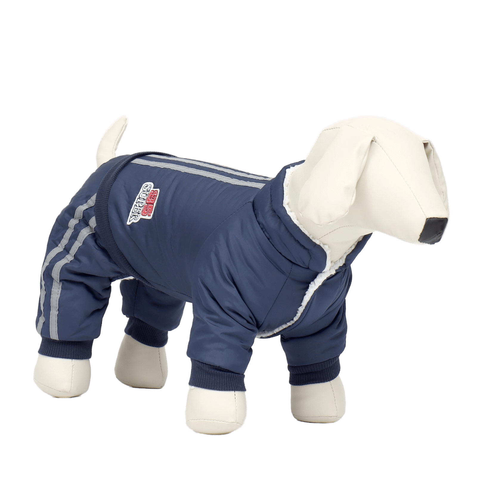 

Комбинезон Спорт с светоотрожающими полосами, размер 2XL (ДС 45, ОГ 55, ОШ 45 см), тёмно, Синий