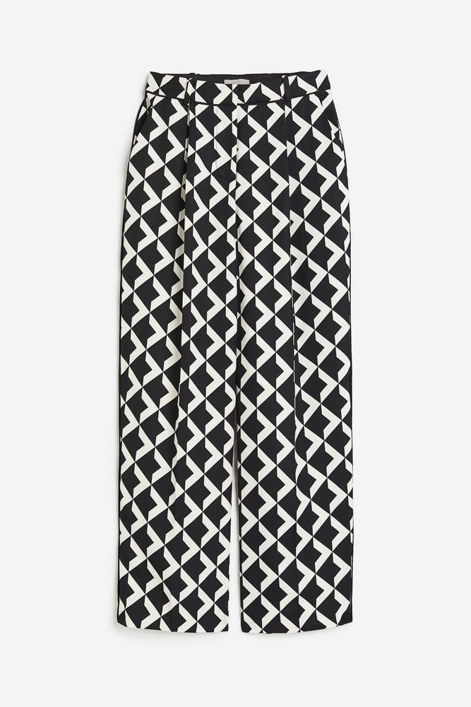 

Брюки женские H&M 1207187 черные 38 EU, Черный, 1207187