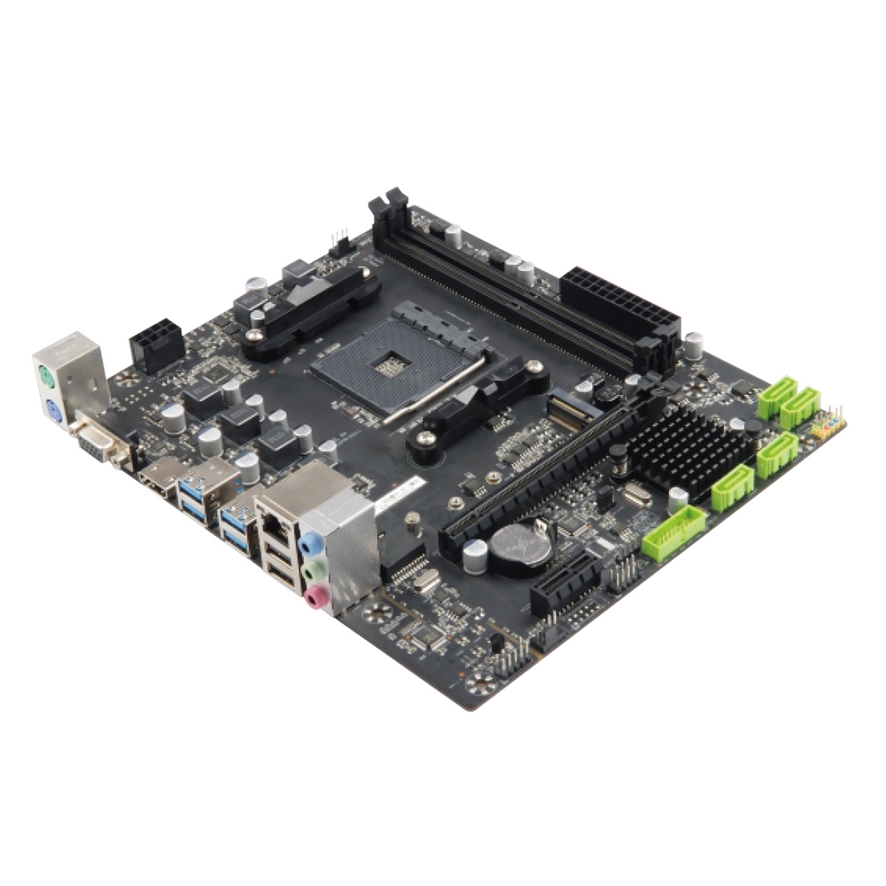 

Плата материнская Esonic A320M Socket AM4 A320, 2xDDR4-2667, D-SUB+HDMI, 1xPCI-Ex16