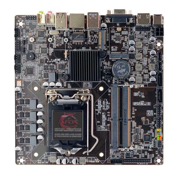 Плата материнская Afox Motherboard Intel H510 INTEL Socket 1200 1000M lan Mini-ITX 17x17cm