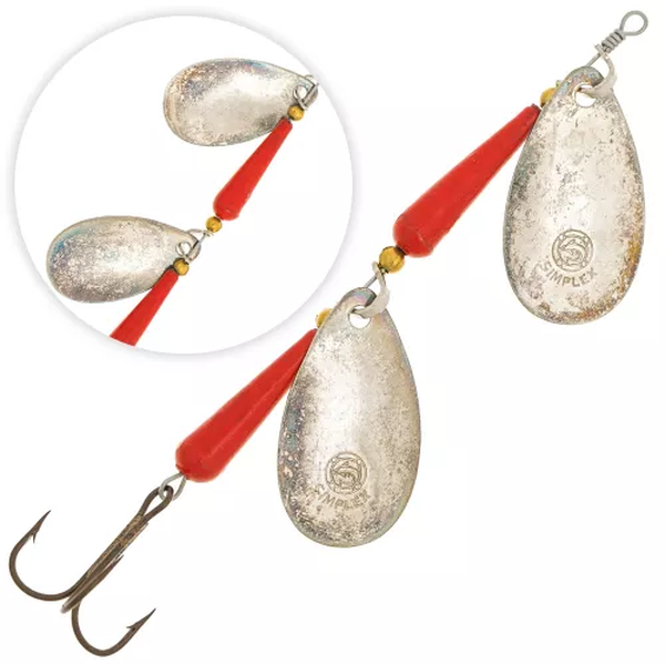 

Блесна Panther Martin Simplex Tandem S 18g, Серебристый, Simplex Tandem