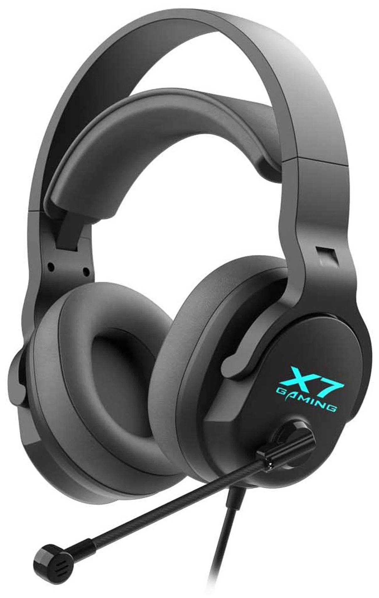 

Наушники A4Tech XH-720p с микрофоном, черные, мониторные, 2 м