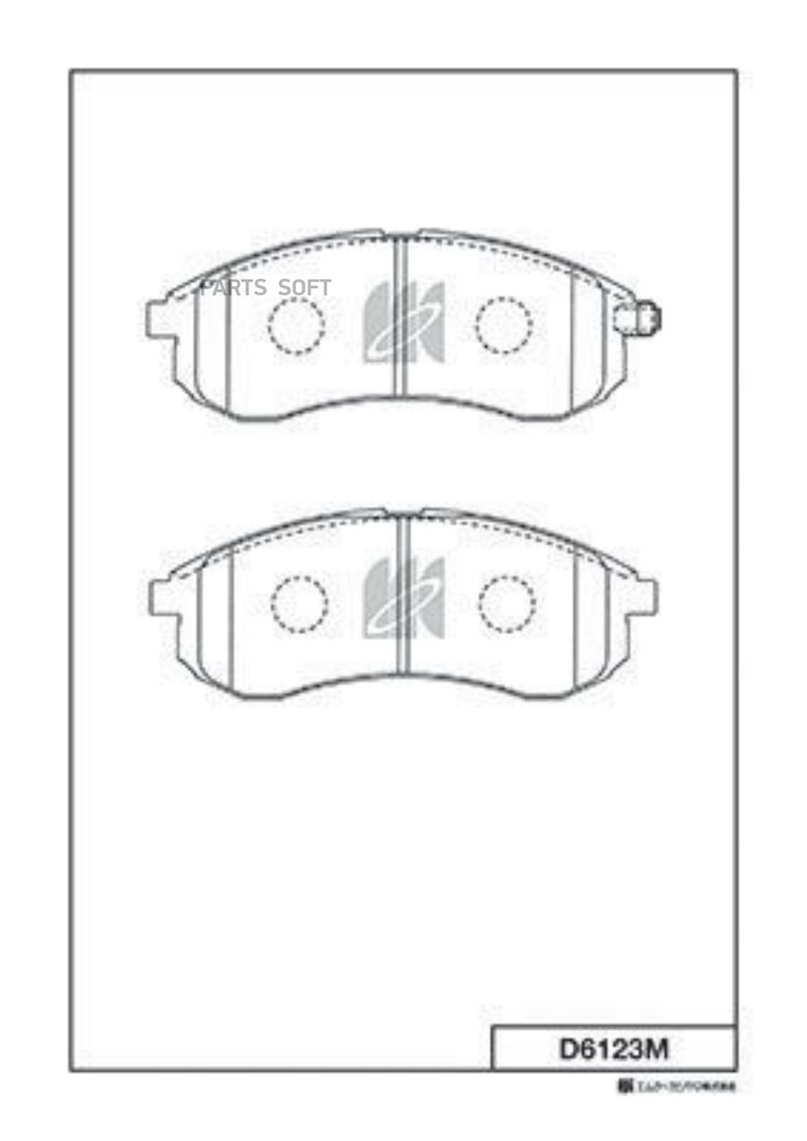 

Тормозные колодки Kashiyama d6123m