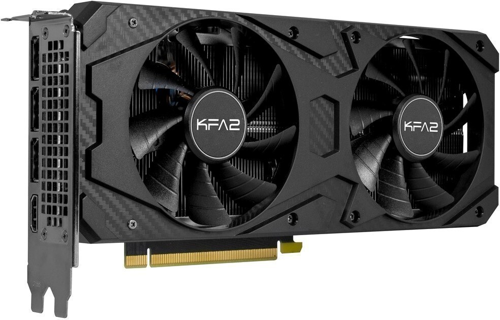 фото Видеокарта kfa2 rtx3060 core pci-e 8gb gddr6 128bit w-hdmi-dp-dp-dp-cooling fan