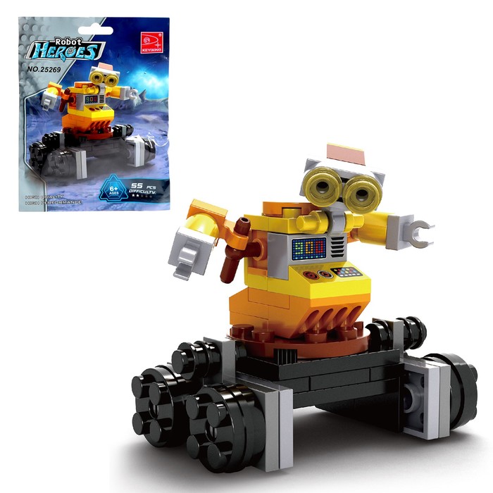 Конструктор «Робот Вилл-И», 55 деталей конструктор lego ninjago робот гонщик эво кая 312 деталей