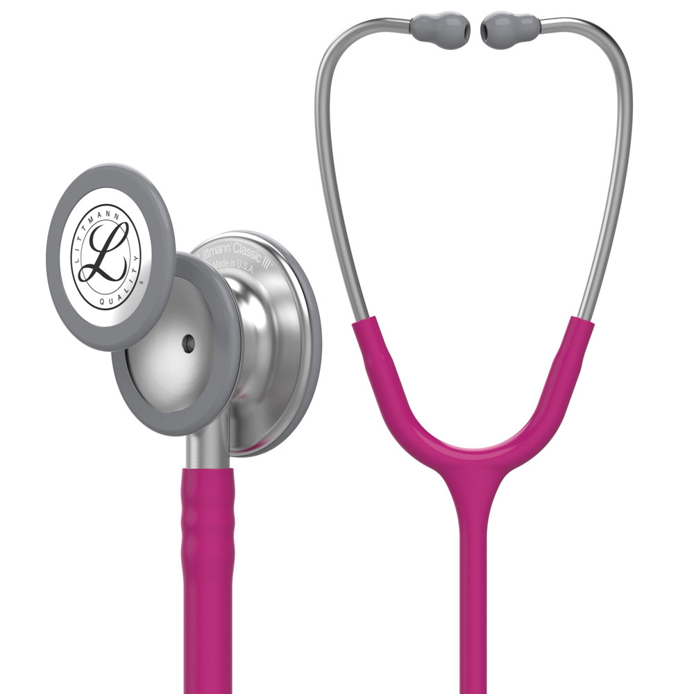 фото Стетоскоп littmann classic iii, трубка малинового цвета, 69 см, 5648