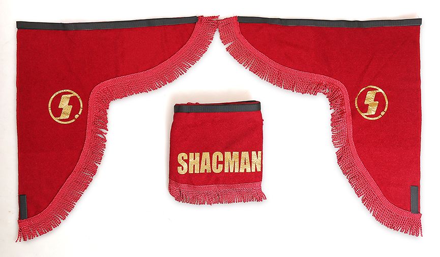 

Ламбрекен SHACMAN (польская ткань) Красный (лобового стекла и угол)