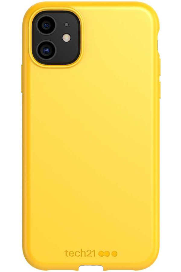 фото Чехол tech21 studio colour, для apple iphone 11, желтый nobrand