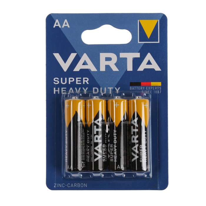 Батарейка солевая Varta SuperLife AA R6-4BL 5217280, 4шт/упак