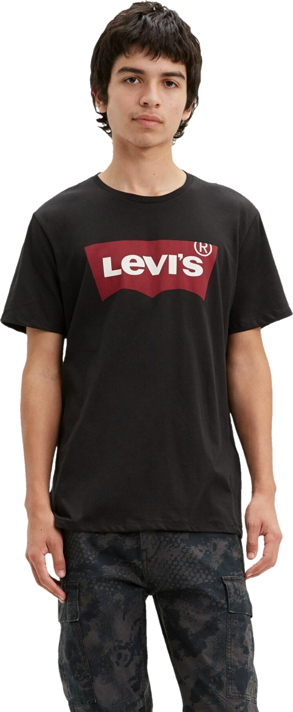 

Футболка мужская Levi's Graphic Setin Neck Tee черная 2XS, Черный, Graphic Setin Neck Tee