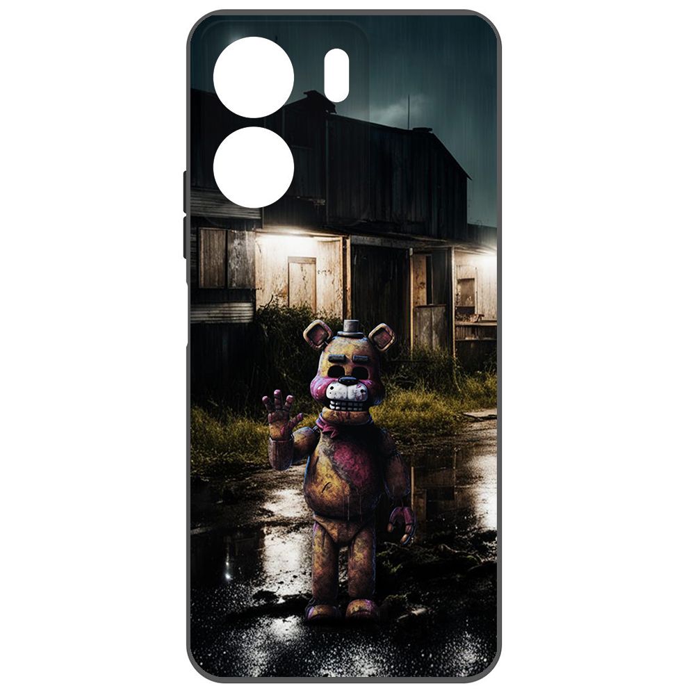 

Чехол-накладка Krutoff Soft Case ФНАФ - Фредди под дождем для Xiaomi Poco C65 черный