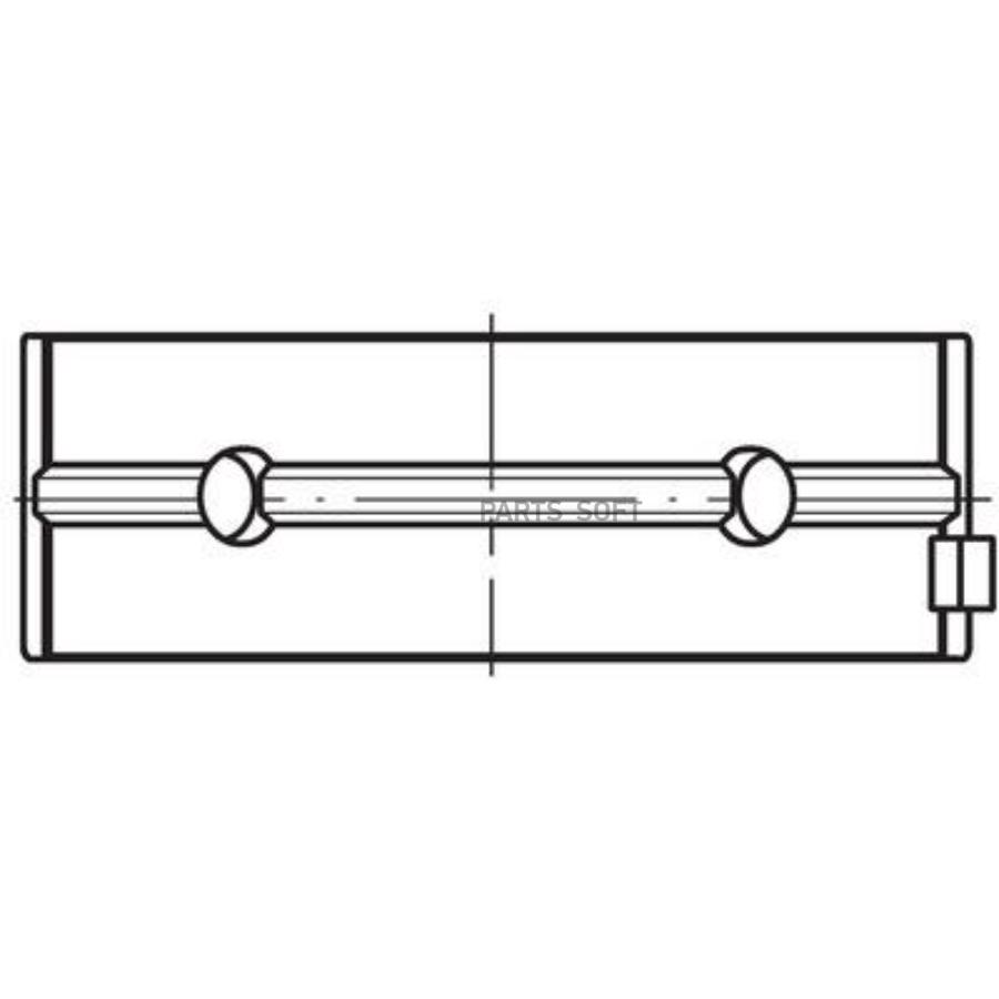 001 Hl 19810 025 Вкладыши Коренные Пара 0.25 Sputter Hl Mb Axor/Omn Conecto Дв.Om457