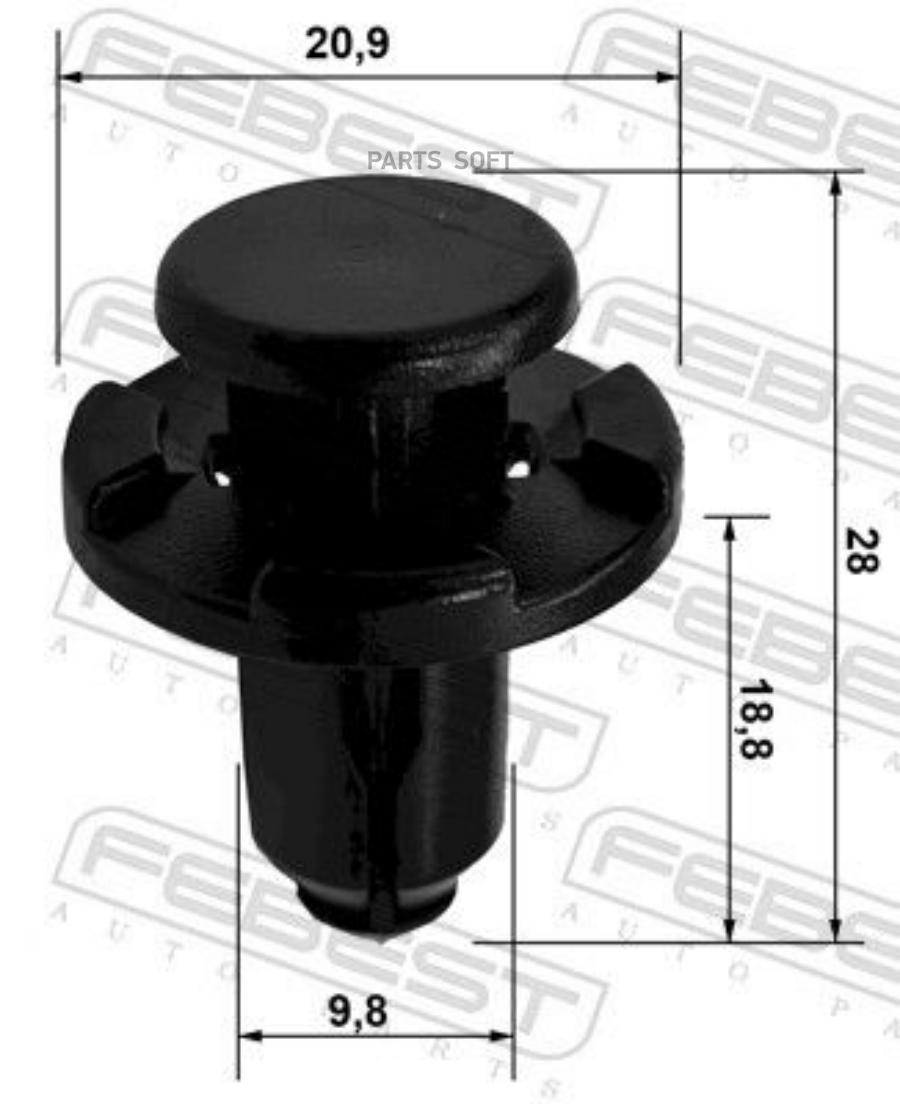 

Клипса SUBARU LEGACY 1998-2021 88570-077