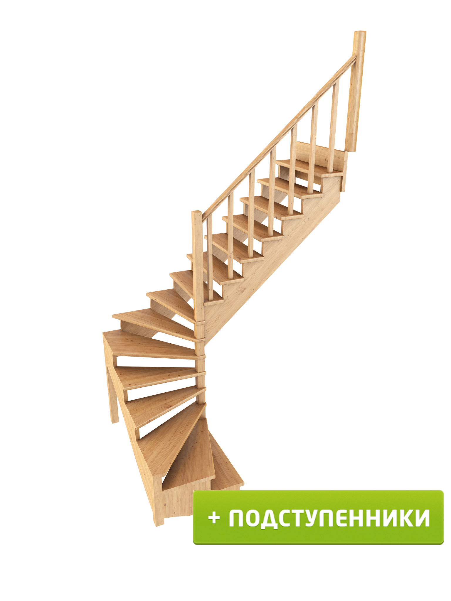 

Лестница Profi Hobby К-003м/5 П с подступенками сосна (6 уп), Бежевый, К-003м