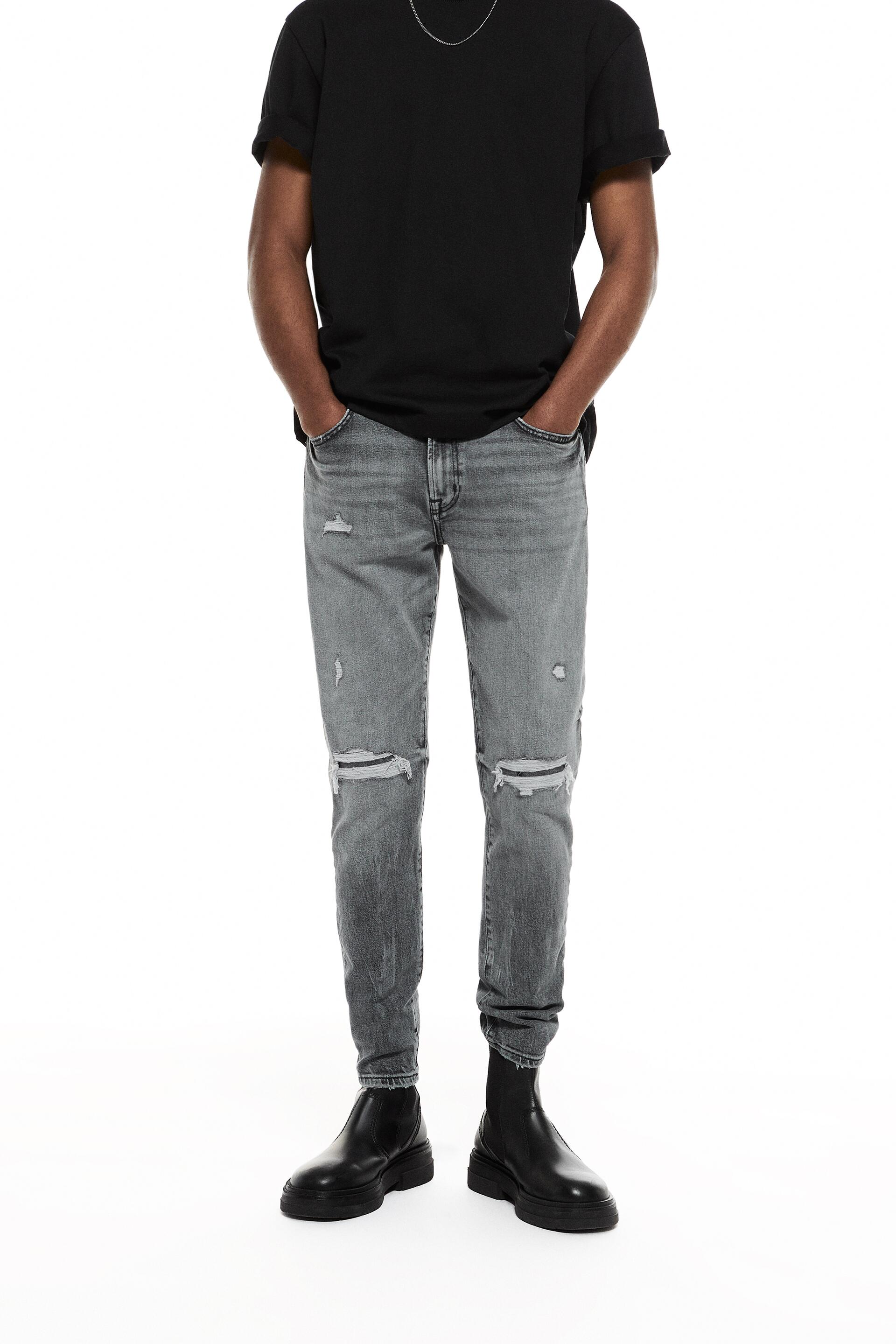 

Джинсы мужские ZARA 05585410 серые 44 (доставка из-за рубежа), 05585410