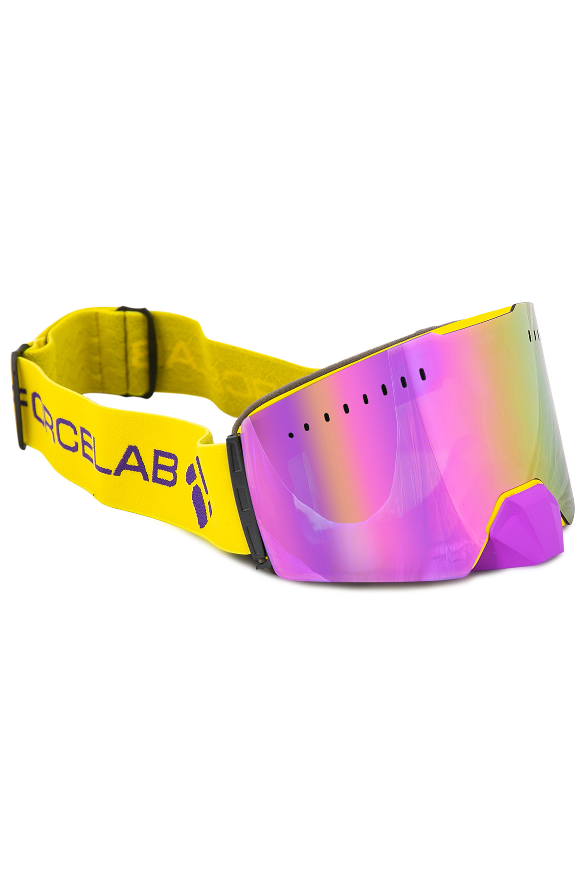 Горнолыжная маска Forcelab фиолетовый/желтый