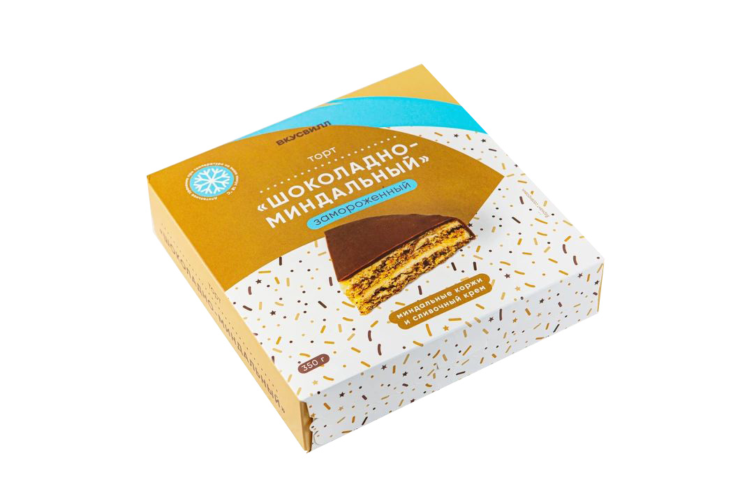

Торт ВкусВилл Шоколадно-миндальный 350 г