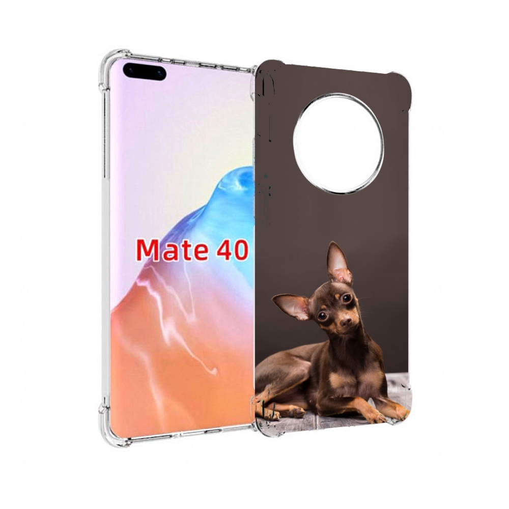 

Чехол MyPads Tocco для Huawei Mate 40 тои терьер, Прозрачный, Tocco