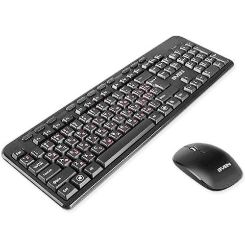 Беспроводная клавиатура и мышь  SVEN KB-C3200W