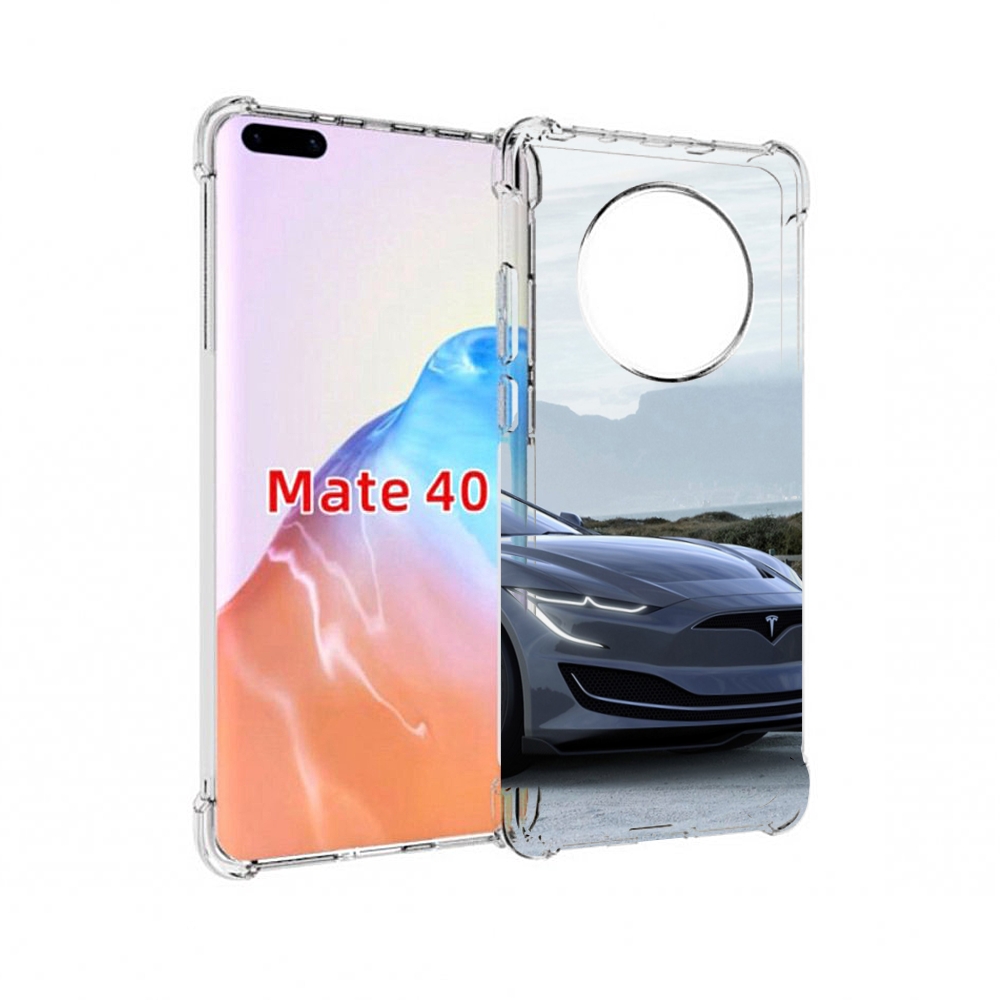 

Чехол MyPads Tocco для Huawei Mate 40 tesla 2 мужской, Прозрачный, Tocco