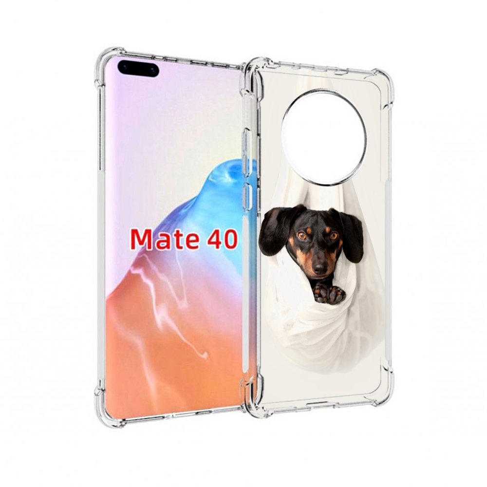 

Чехол MyPads Tocco для Huawei Mate 40 такса собака, Прозрачный, Tocco