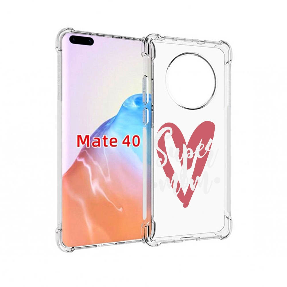 

Чехол MyPads Tocco для Huawei Mate 40 супер-мать, Прозрачный, Tocco