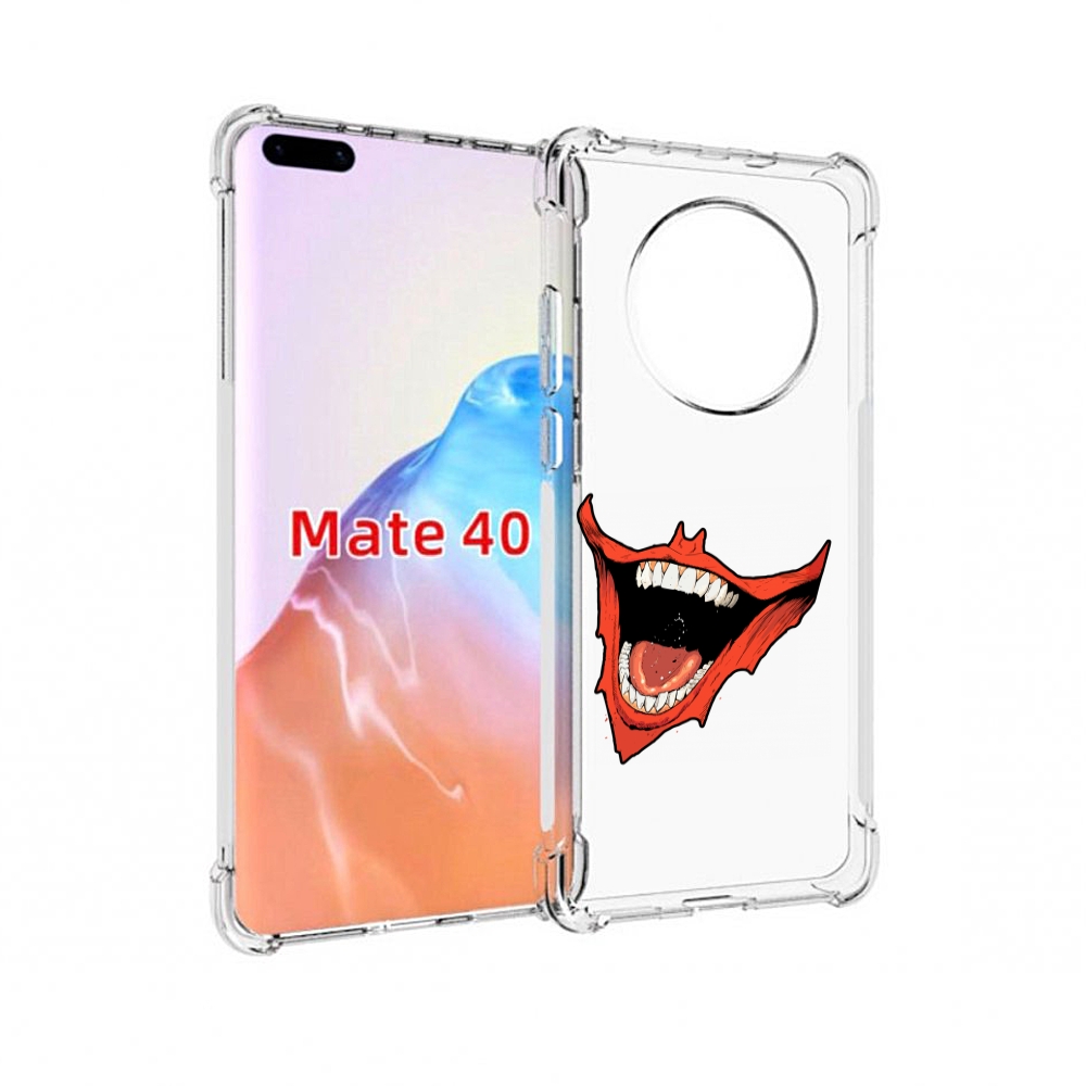 

Чехол MyPads Tocco для Huawei Mate 40 страшная-улыбка, Прозрачный, Tocco