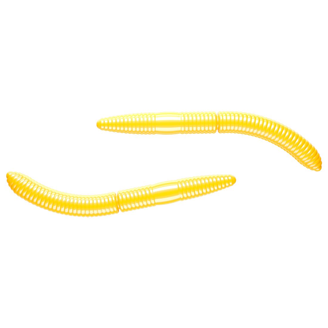 Силиконовая приманка Libra Lures Fatty d worm сыр 75 мм цвет 007 8 шт