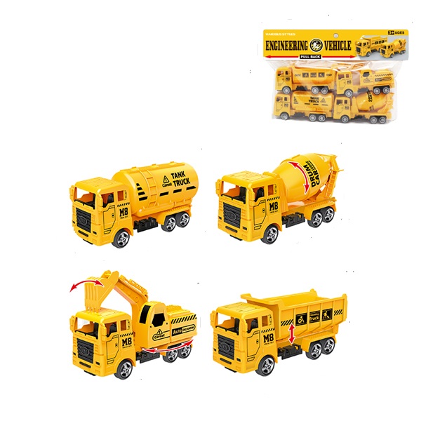 Набор машинок строительной техники 1000toys 6913867995843