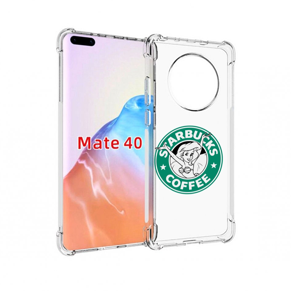 

Чехол MyPads Tocco для Huawei Mate 40 старбакс-кофее, Прозрачный, Tocco