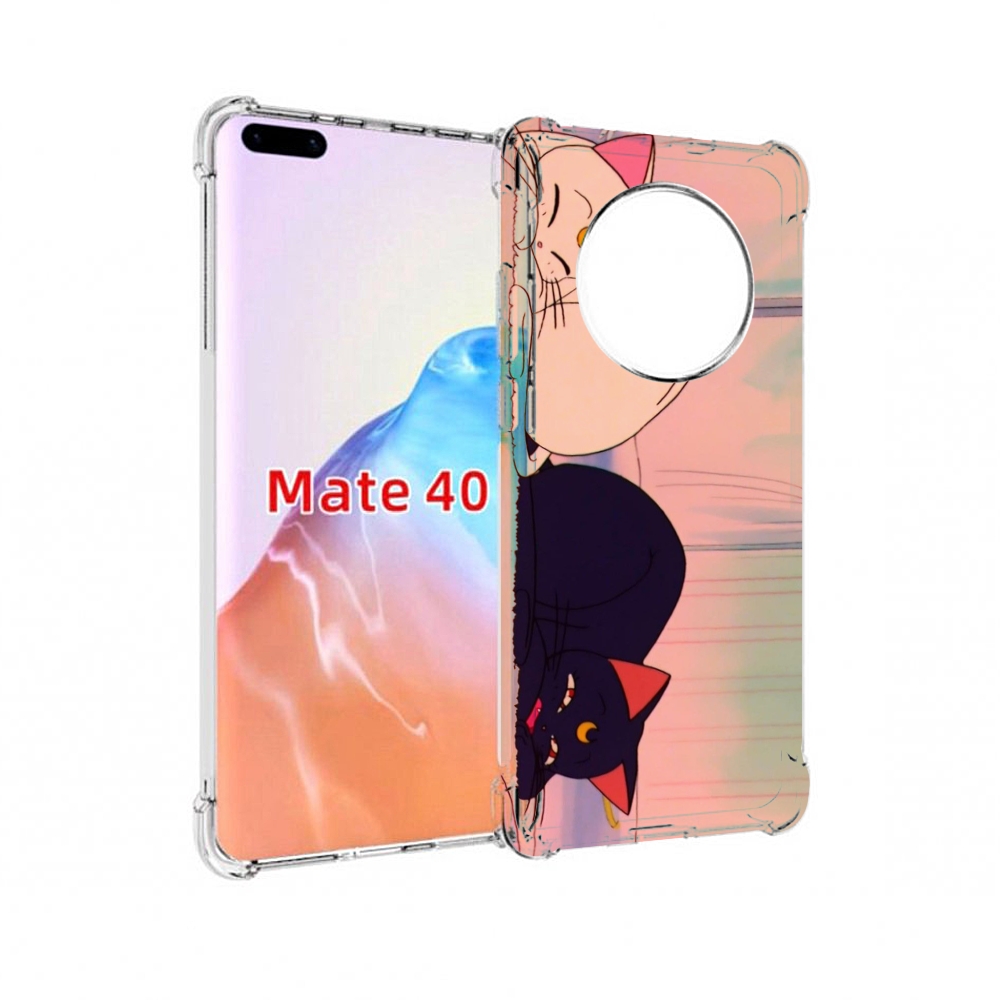 Чехол MyPads Tocco для Huawei Mate 40 спящие коты