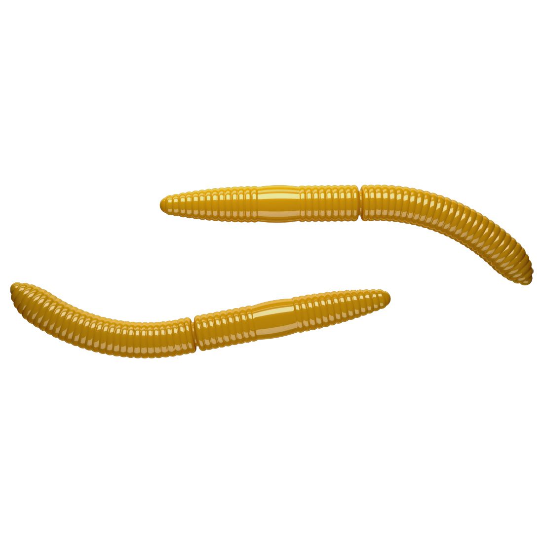 Силиконовая приманка Libra Lures Fatty d worm сыр 65 мм цвет 036 10 шт