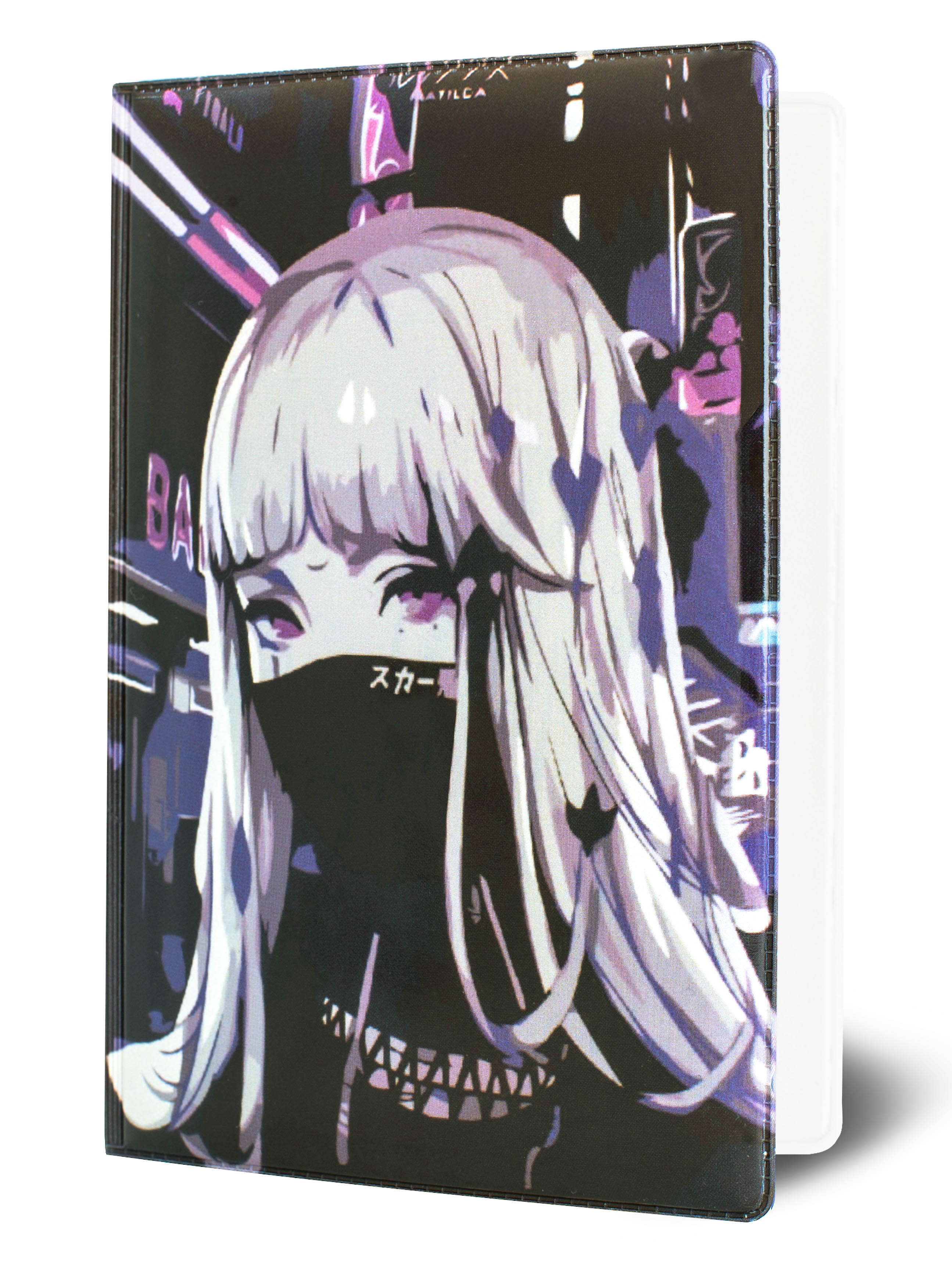 

Обложка для паспорта унисекс Yudzuru MD_PS_D девочка в маске, Разноцветный, MD_PS_D