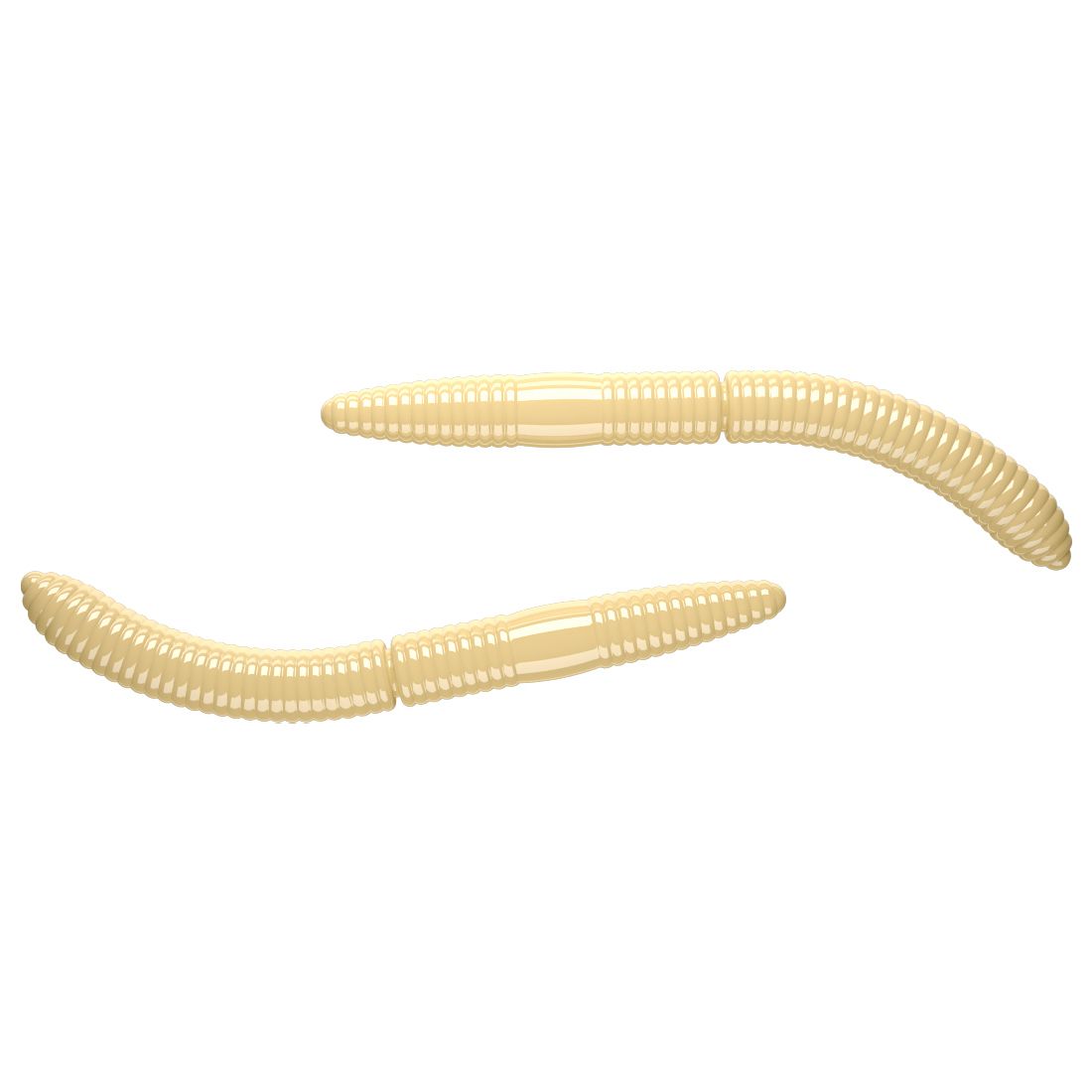 Силиконовая приманка Libra Lures Fatty d worm сыр 75 мм цвет 005 8 шт