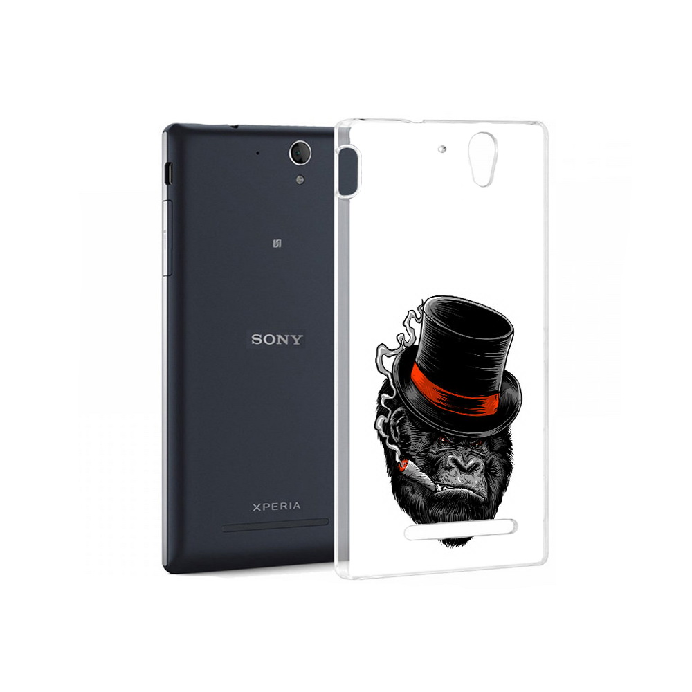 

Чехол MyPads Tocco для Sony Xperia C3 дизайнерская горилла (PT18760.251.431), Прозрачный, Tocco