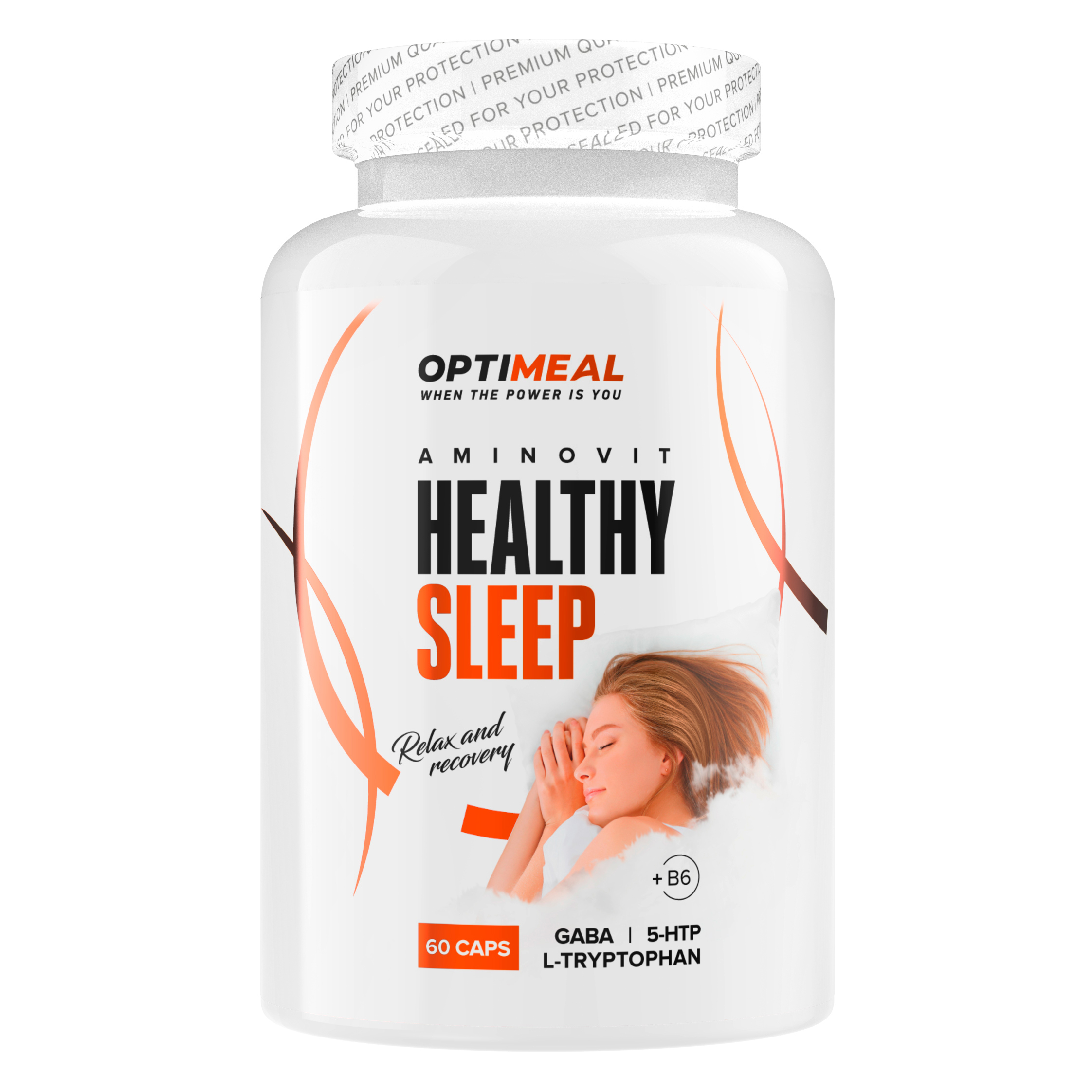 

Предсонник OptiMeal Healthy Sleep - 60 капсул, OptiMeal Healthy Sleep